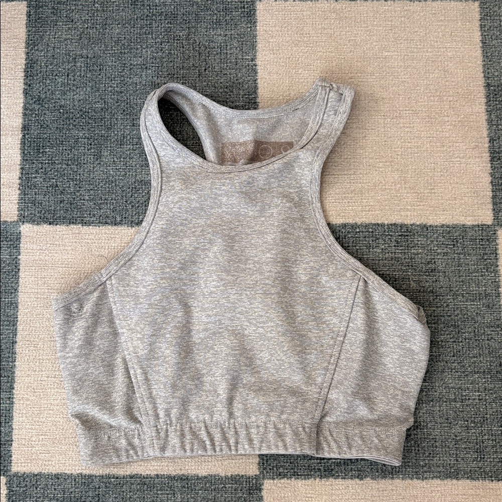 Outdoor voices Gray Racerback Sports Bra